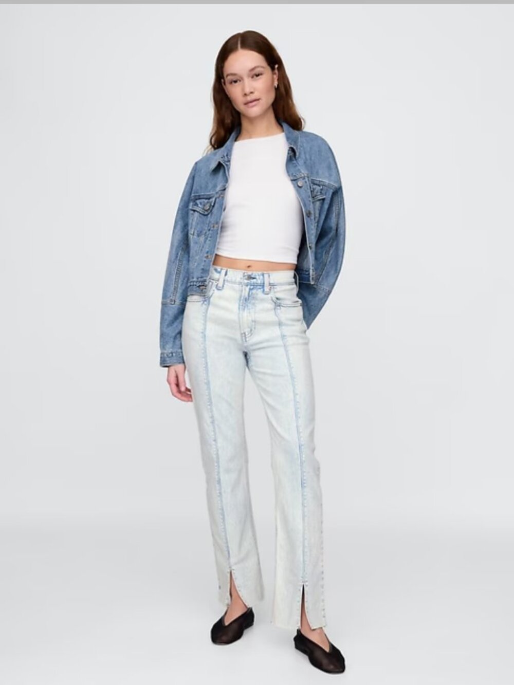 Gap High Rise ’90s Slim Straight Jeans - NWT acid wash size 30